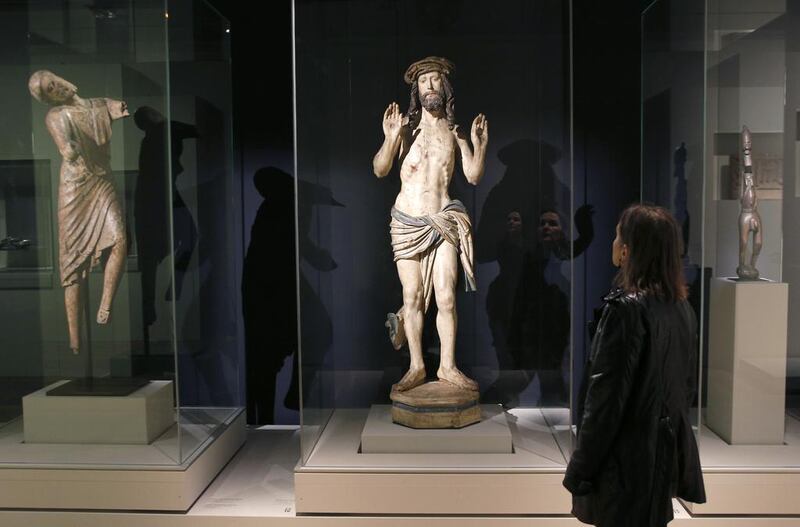 A sculpture of Christ made in Germany (1515-1520). Francois Guillot/AFP