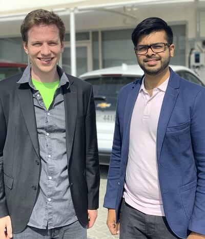 Kyle Weber, left, founder of Evera, with Salman Hussain, managing partner. Courtesy Evera