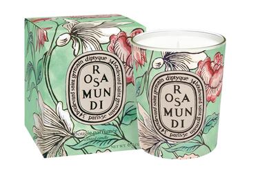 Diptyque’s leafy limited edition Rosa Mundi candle