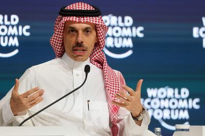 Saudi Arabia's Foreign Minister Prince Faisal bin Farhan said the truce "must be permanent" at the WEF meeting in Riyadh. AFP