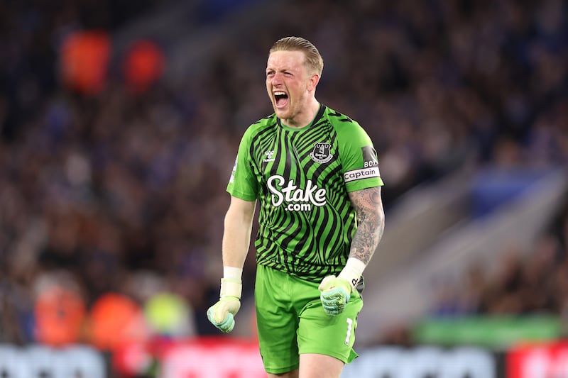 PREMIER LEAGUE TEAM OF THE WEEK (4-3-3): GK: Jordan Pickford (Everton). Conceded twice in a massive relegation battle against Leicester City but his penalty save from James Maddison to avoid Everton falling 3-1 behind could be pivotal if the Toffees are able to escape the drop. Getty