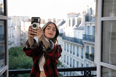 Lily Collins plays an American marketing executive in 'Emily in Paris', which has been criticised for portraying the city and its people in a cliched manner. Photo: Netflix