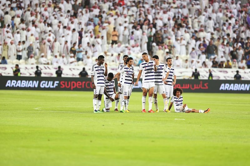 Al Ain have already suffered losses this campaign to Al Ahli in the Super Cup and to Al Shabab and Al Dhafra in the Arabian Gulf League. Imran Shahid / Al Ittihad 

