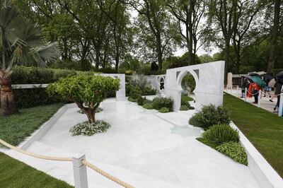 The Beauty of Islam garden, which won a silver-gilt medal at the Chelsea Flower Show in London in 2015, was created in honour of UAE Founding Father, the late Sheikh Zayed bin Sultan Al Nahyan. Stephen Lock for The National