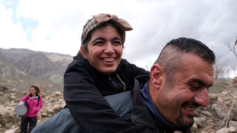 Since its launch in 2019, around 1,000 people with different disabilities have joined one of 30 hikes near the town of Sulaimaniyah in Iraq's Kurdistan region.  