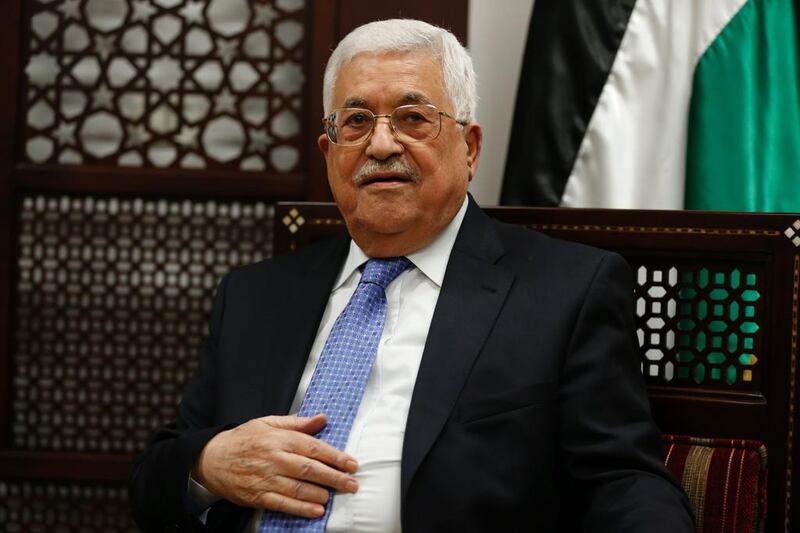 Palestinian president Mahmoud Abbas has sent a clear message to the British government. Abbas Momani / AFP