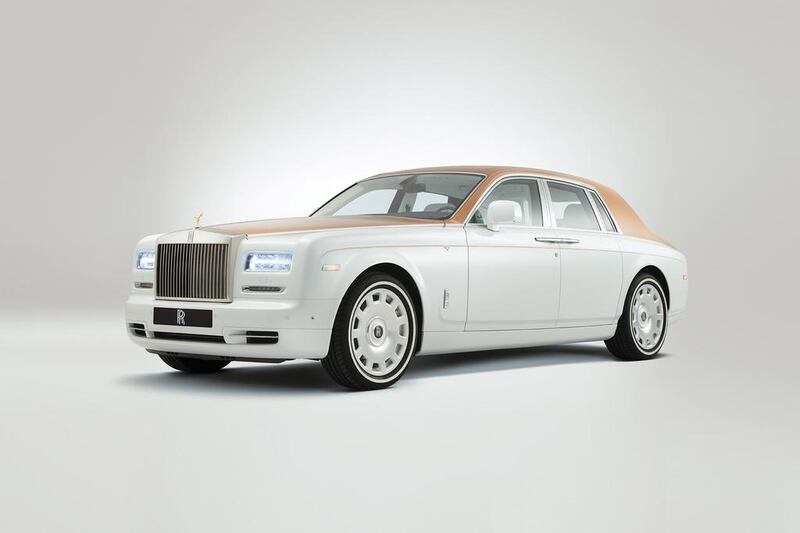 The Wisdom Collection Rolls-Royce Phantom, inspired by the Sheikh Zayed Grand Mosque. Courtesy Abu Dhabi Motors