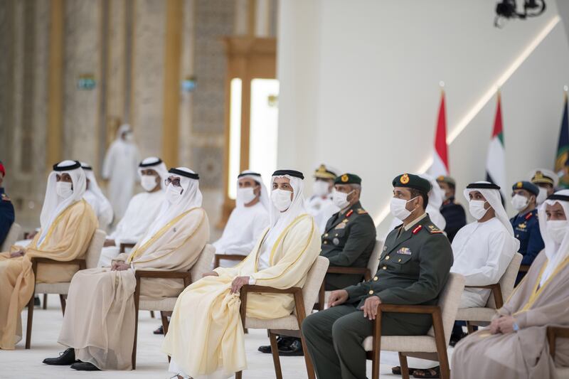 The event was held at Qasr Al Watan in Abu Dhabi.