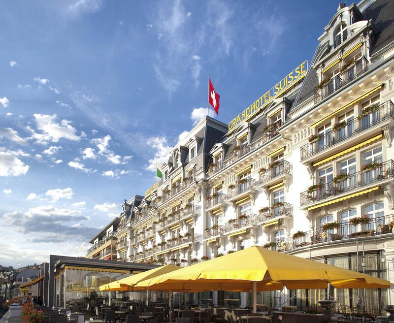 The Grand Hotel Suisse Majestic in Montreux. Courtesy Vaud Tourism