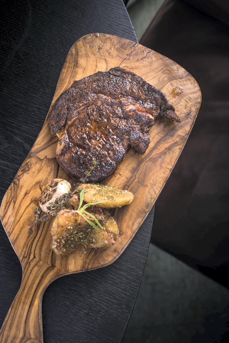 Turkish coffee and chilli-rubbed rib-eye steak by Colin Clague will be served by the Ruya chef at the Best of Dubai food festival on December 5 at Reform Social & Grill. Photo courtesy Flavel Monteiro