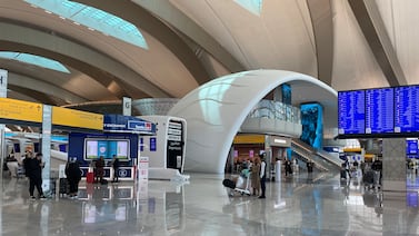 Abu Dhabi's Zayed International Airport had a total of 29 airlines operating scheduled flights in the first quarter of 2024. Hayley Skirka / The National