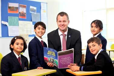 Simon Crane, headmaster at Brighton College Dubai, said 95 percent of the school's pupils would return for in-person classes on Sunday. Courtesy: Brighton College Dubai