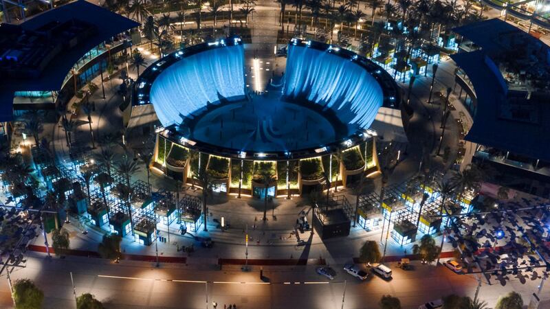 Jubilee park is where visitors will also find food outlets, art installations, a stage, the World Souq, and a playground.