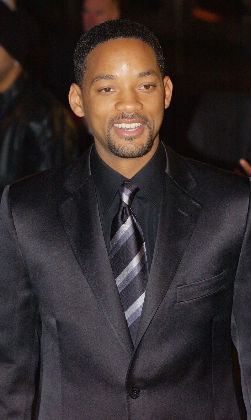 398501 12: Actor Will Smith arrives for the World Premiere of ''Ali'' December 11, 2001 in London. Smith portrays boxing great Muhammad Ali in the film. (Photo by Anthony Harvey/Getty Images)