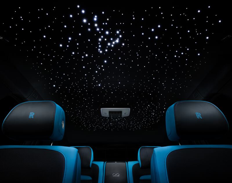 A starry spectacle from inside.
