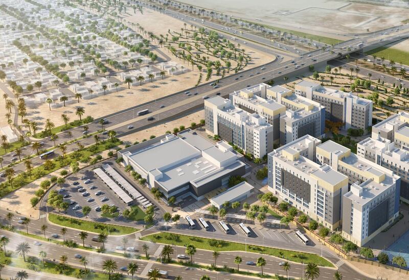 Image of the Yas Village project being developed by Miral at Yas Island. The project's Dh625 million first phase is due for completion next year.  Courtesy Miral