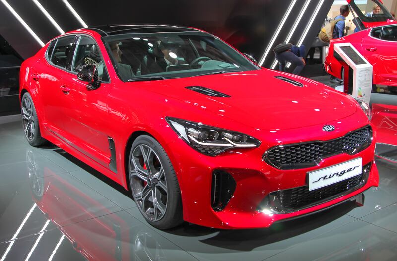 The Kia Stinger (No 10).