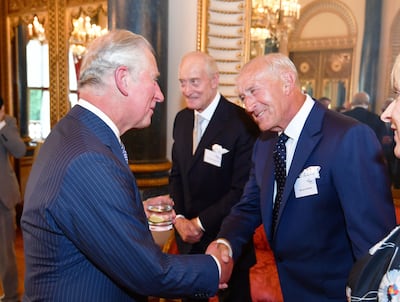 Goodman with King Charles at Buckingham Palace. PA Media