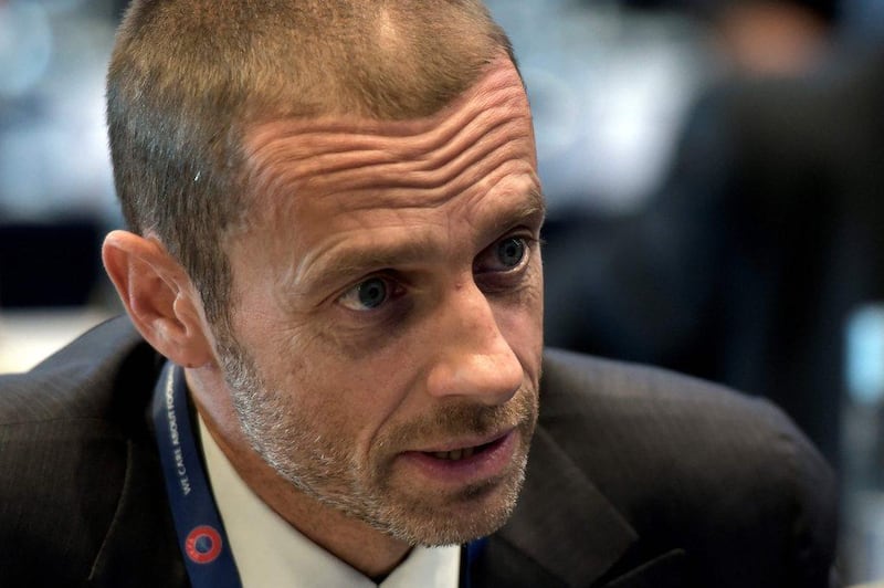 New Uefa president Aleksander Ceferin. Aris Messinis / AFP 