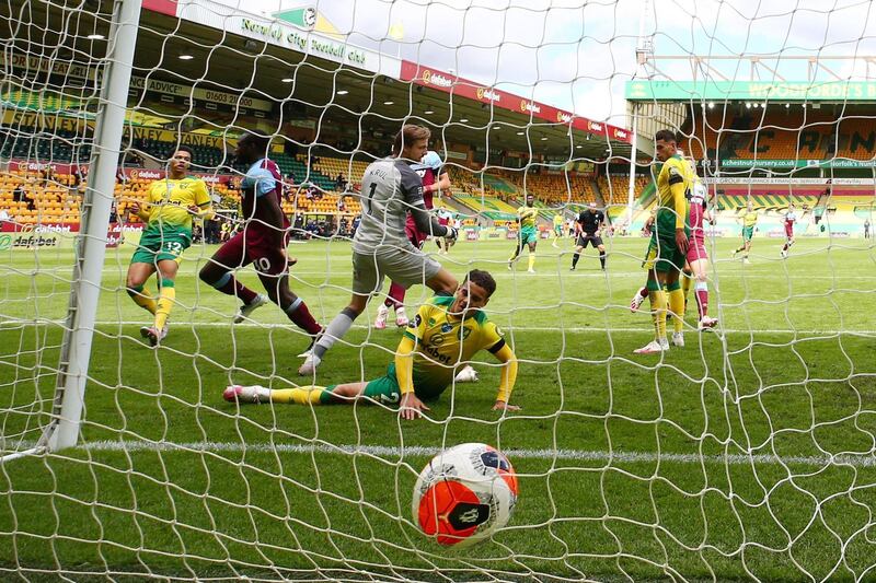 Michail Antonio after scoring his fourth. Getty