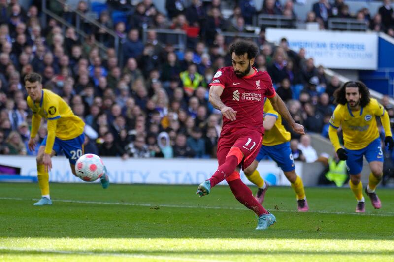 PREMIER LEAGUE CATCH UP:
Saturday, March 12: Brighton 0 Liverpool 2 (Diaz 19', Salah pen 61'). Liverpool cut Manchester City's lead at the top down to three points thanks to goals from Luis Diaz and a Mohamed Salah penalty. AP