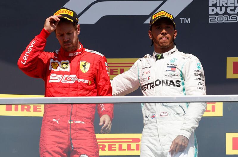 Mercedes have now won the first seven races of the season, with Hamilton claiming five of the victories. EPA