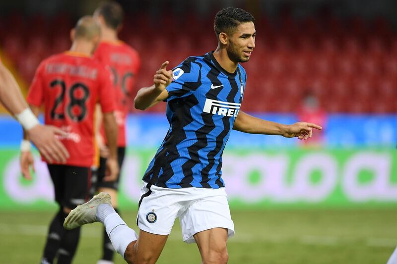 Achraf Hakimi: Real Madrid to Inter Milan (€40m) – After two impressive seasons on loan at Borussia Dortmund, Inter Milan pounced to sign the 21-year-old Moroccan wing-back. Getty Images