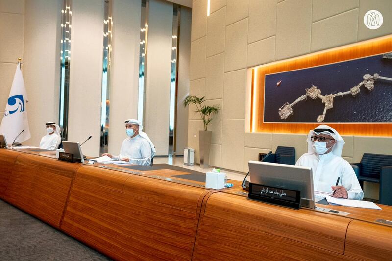 The committee was also updated on Adnoc's financial results and operational performance. Image: AD Media Office on Twitter