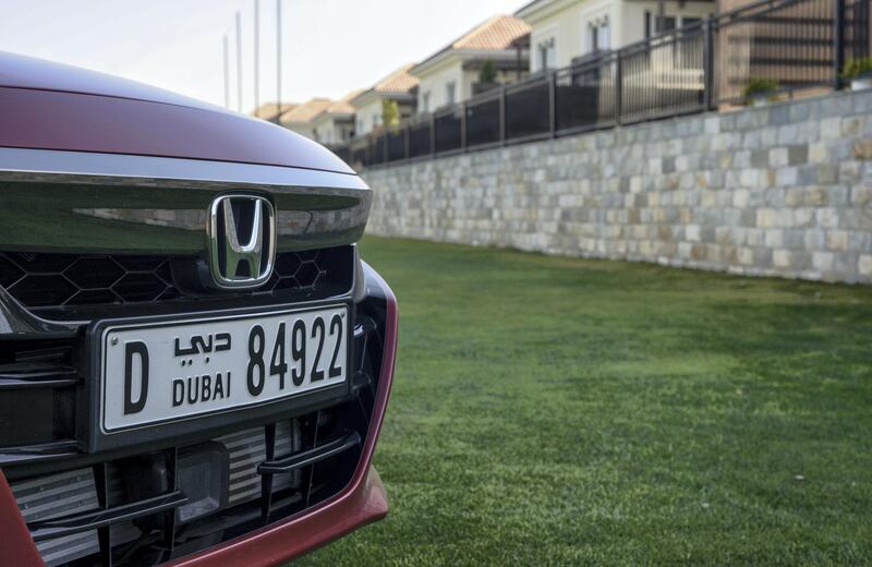 Dubai, United Arab Emirates - The new Honda Accord 2018 model test run at the Al Habtoor Polo resort and Club on March 4, 2018. (Khushnum Bhandari/ The National)