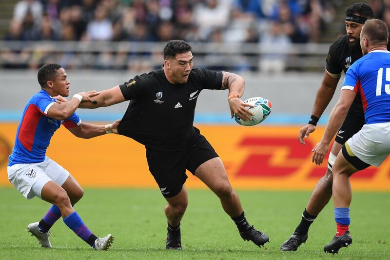12 Anton Lienert-Brown (New Zealand)
Having Sonny Bill Williams poised ready to take your shirt must do a lot to focus a mind. Which might explain the continued excellence of Lienert-Brown, who was player of the match in the thrashing of Namibia.  AFP