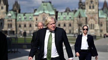 Former British Prime Minister Boris Johnson laid out plans during his leadership to develop a thriving low-carbon hydrogen sector as a crucial part of the country’s transition to net zero. AP