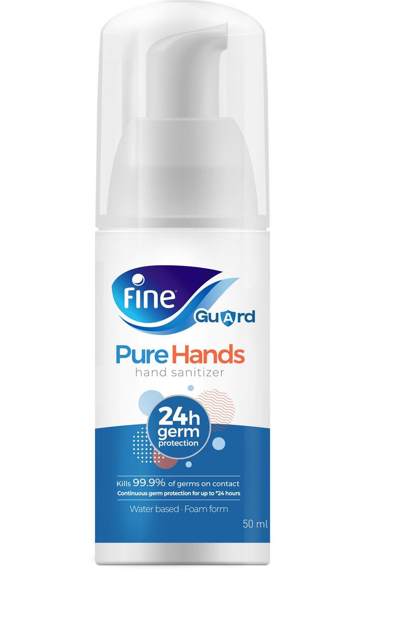 Pure hand. courtesy: Fine hygienic holding. 