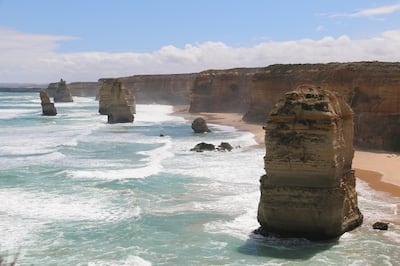 The Twelve Apostles in Victoria, Australia which was ranked the second-most chilled out country in the world. 
