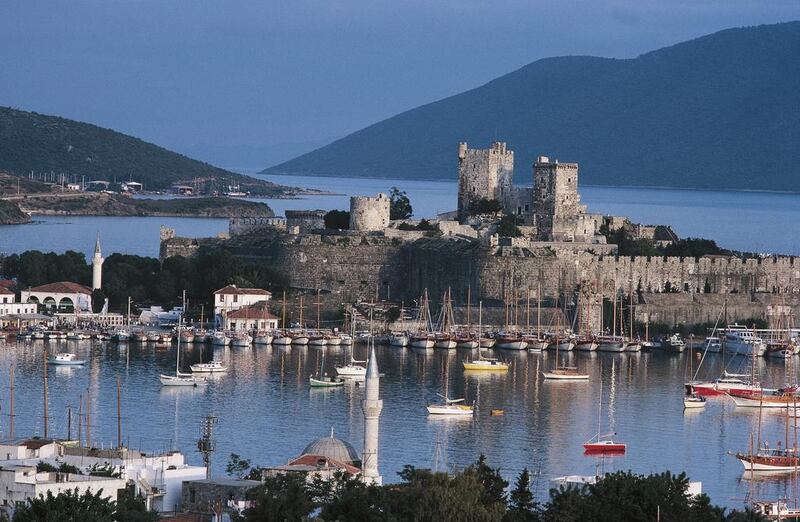 The harbour-facing Bodrum Castle, which is also the site of the Museum of Underwater Archaeology, houses centuries-old Byzantine mosaics, sphinx sculptures and a marble Crusader coat of arms. Getty Images