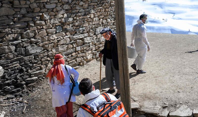 The vaccinations in Guneyyamac are part of Turkey's nationwide Covid-19 inoculation campaign that began in mid-January. AFP