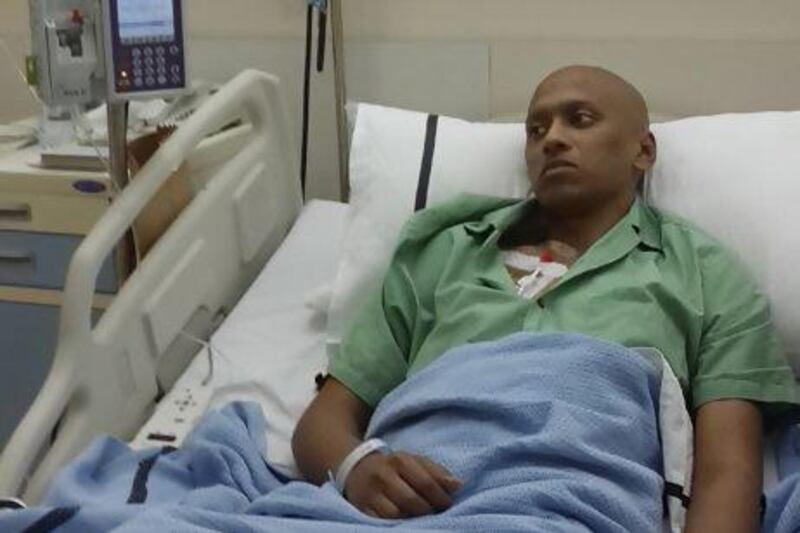 Shaikh Farhan Hussain is having chemotherapy at Dubai Hospital to help stop his leukaemia spreading, but he needs a life-saving transplant his family cannot afford. They hope residents will assist them. Courtesy Hussain family