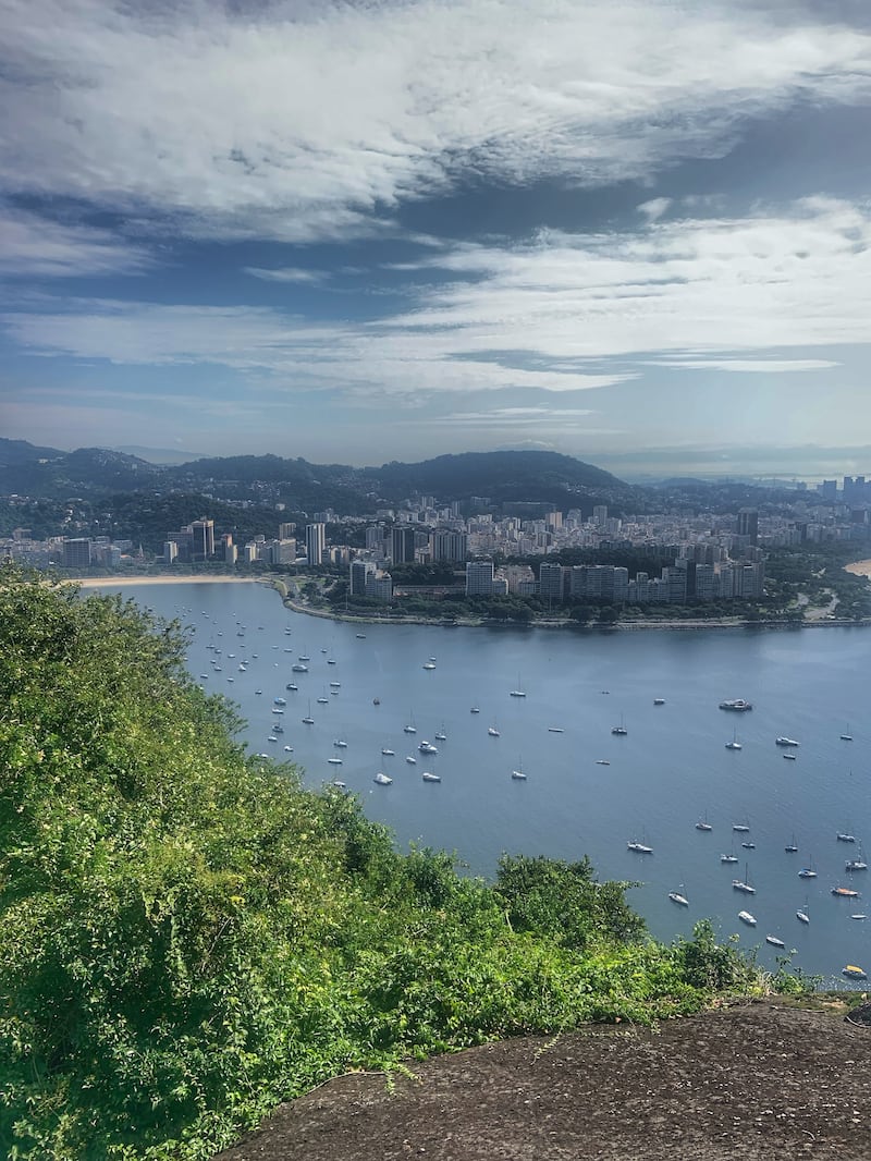 Boats dot Rio de Janeiro's waters.  Photos: Emma Pearson for The National