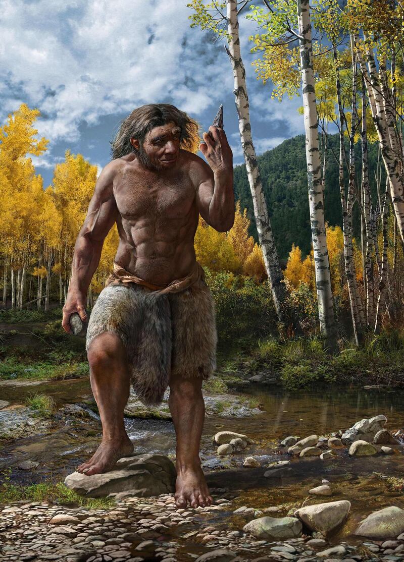 A handout photo obtained on June 25, 2021 from EurekAlert! shows a reconstruction of Dragon Man in his habitat. Scientists announced Friday that a skull discovered in Northeast China represents a newly discovered human species they have named Homo longi or "Dragon Man," and the lineage may replace Neanderthals as our closest relatives. - RESTRICTED TO EDITORIAL USE - MANDATORY CREDIT "AFP PHOTO /BYLINE " - NO MARKETING - NO ADVERTISING CAMPAIGNS - DISTRIBUTED AS A SERVICE TO CLIENTS
 / AFP / EUREKALERT! / CHUANG Zhao / RESTRICTED TO EDITORIAL USE - MANDATORY CREDIT "AFP PHOTO /BYLINE " - NO MARKETING - NO ADVERTISING CAMPAIGNS - DISTRIBUTED AS A SERVICE TO CLIENTS
