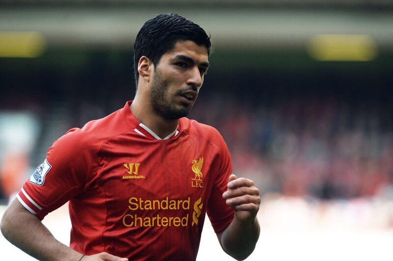 Centre forward Luis Suarez kept up his goalscoring form on his return to the Liverpool side to see off Crystal Palace. Paul Ellis / AFP