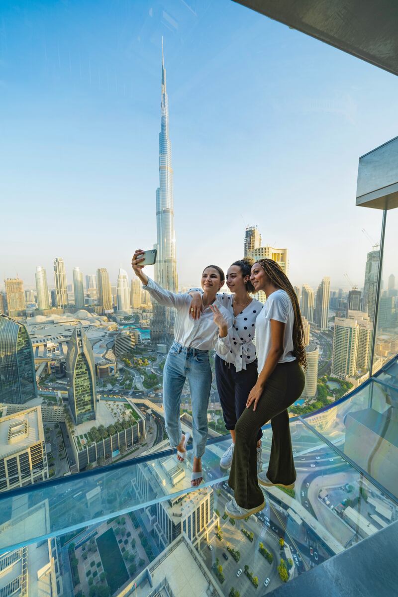 The attraction has a number of vantage points for photographs and selfies.