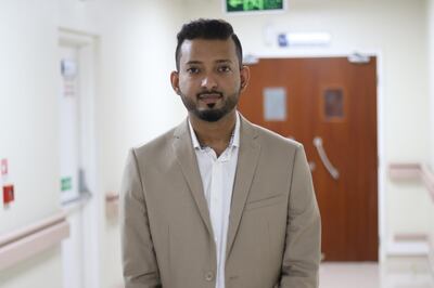Enosh Jogi is the human resources deputy manager at a Dubai hospital, where he recruited and motivated staff during the pandemic. Courtesy: International Modern Hospital