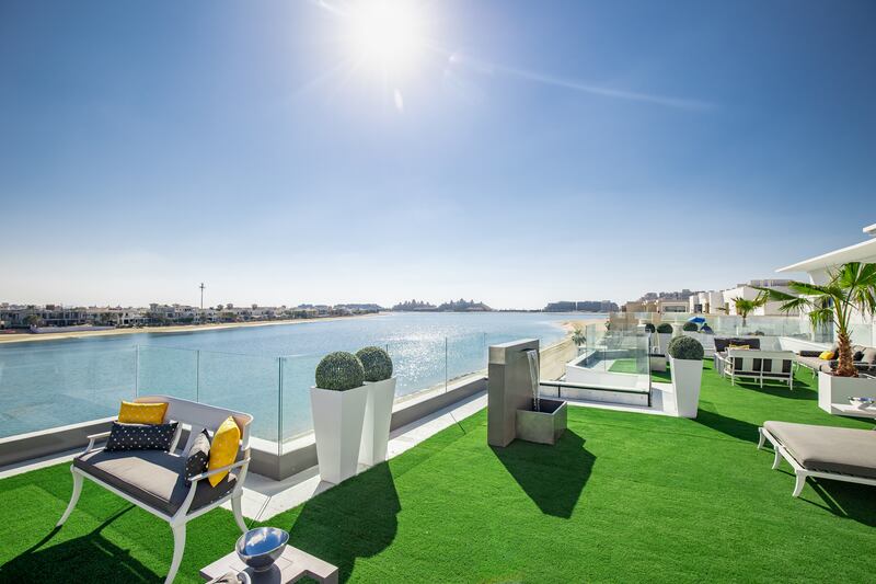 The rooftop terrace is worthy of a five-star beach club