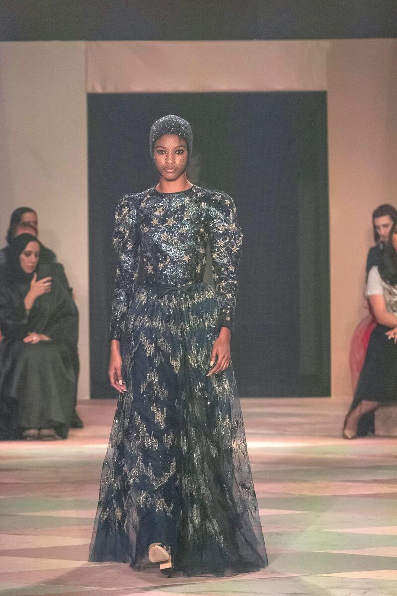 DUBAI, UNITED ARAB EMIRATES. 18 MARCH 2019. A look from Dior's spring 2019 haute couture collection, presented in Dubai. (Photo: Antonie Robertson/The National) Journalist: Salina Denman Section: Liefstyle.