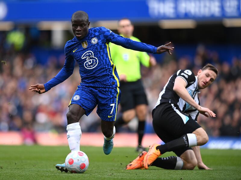 N’Golo Kante - 7: Brilliant sweeping up on edge of box when Longstaff was lining up shot. Usual reliable day’s work from the Frenchman and a constant bright spark in midfield for Chelsea. Getty