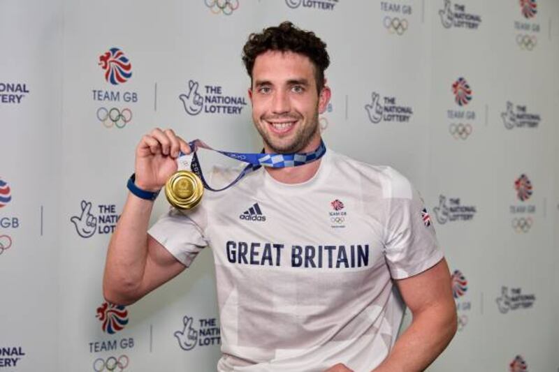 Swimmer Calum Jarvis also received an MBE.
