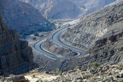 Completion of the Jebel Jais road opened up Ras Al Khaimah for outdoor sports. Victor Besa / The National
