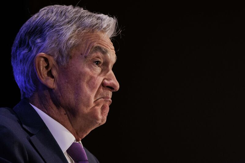Investors are bracing for signals from Fed chair Jerome Powell about the US central bank's view on when inflation will recede. Photo: AFP