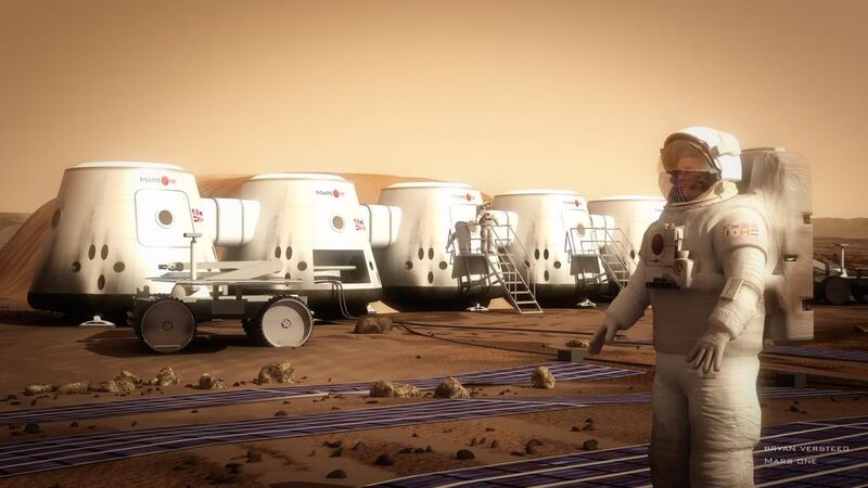 scientists have grown 10 edible crops in simulated Martian soil. Bryan Versteeg / Mars One www.mars-one.com​