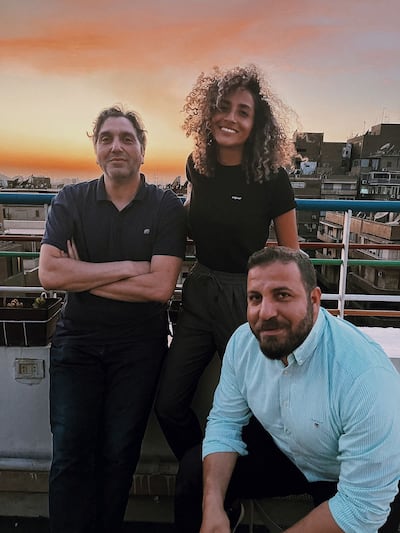 The Karm Architecture Lab team, from left to right: Karim El Kafrawi, principal architect and co-founder, 
Farah Faheem, senior managing architect, and 
Ahmed Dawoud, general manager. Photo: Karim El Kafrawi