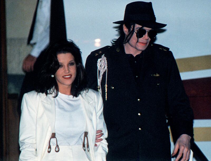 Lisa Marie Presley was briefly married to Michael Jackson. AFP
